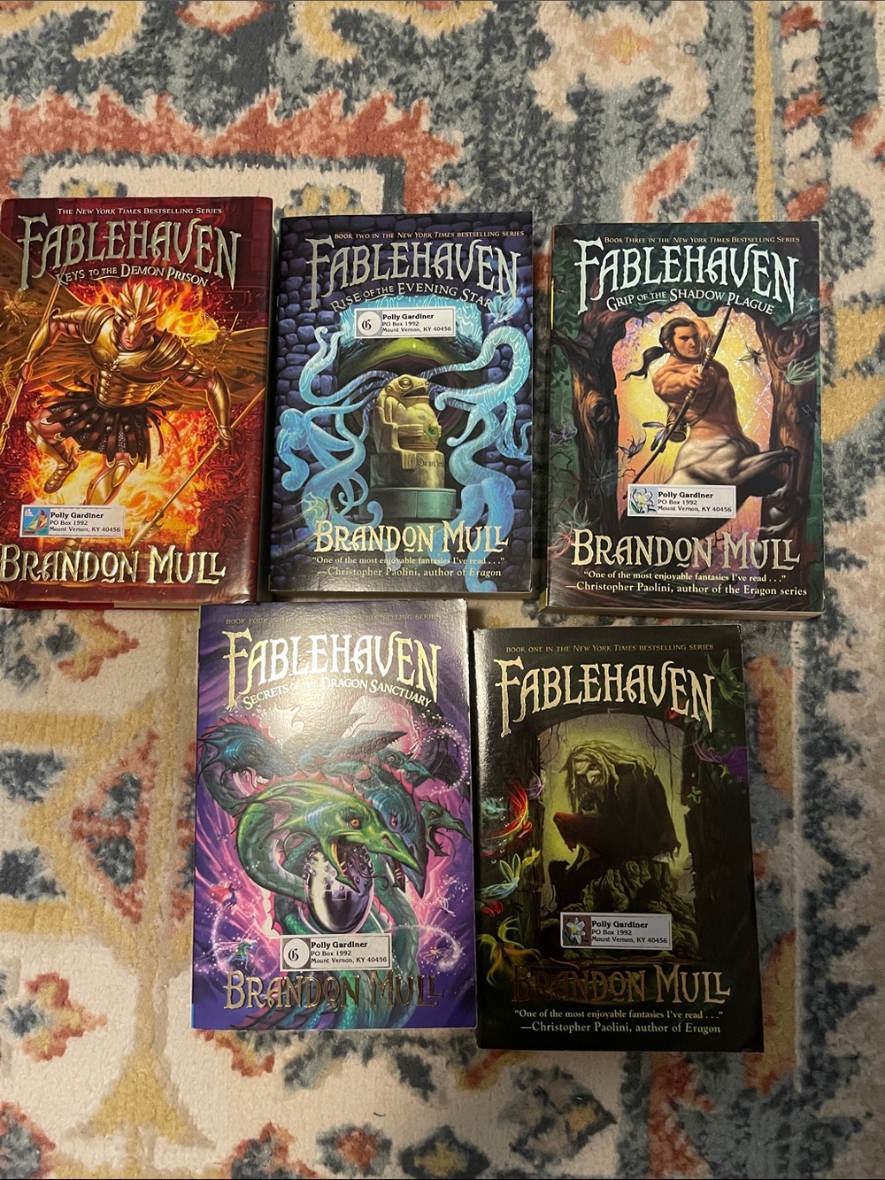 Fablehaven Paperback Book Set by - Assorted Cover Colors
